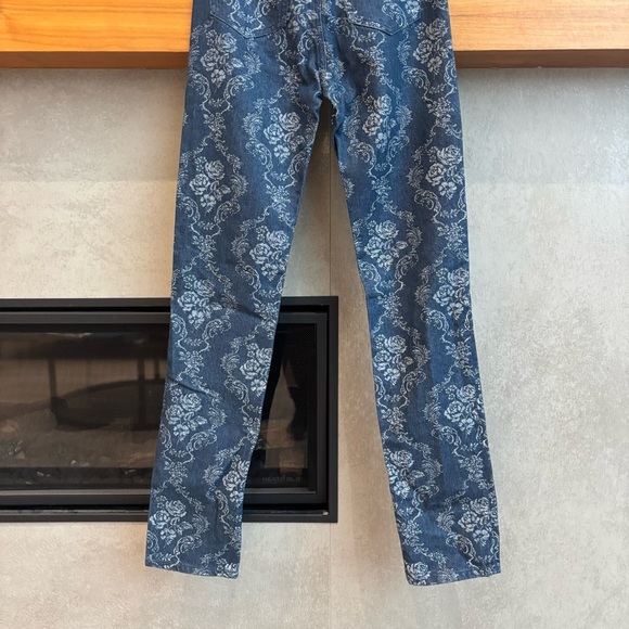 NWT REFORMATION Cynthia Baroque High Rise Straight Long Jeans, Size 23 - Picture 14 of 16